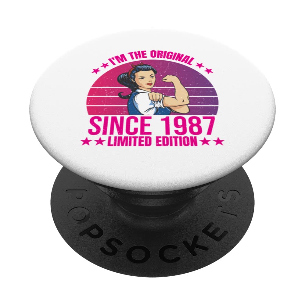 I'm The Original Since 1987 Limited Edition Cool Style Retro PopSockets Swappable PopGrip