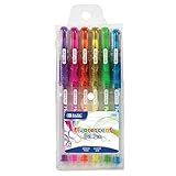 BAZIC 6 Scented Fluorescent Color Gel Pen with Cushion Grip