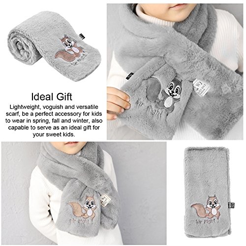 VBG VBIGER Warm Children Plush Scarf Thick Kids Winter Plush Shawl Soft Kids Muffler Wraps