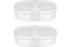 FACHIOO Replacement Filters for All FACHIOO Pitcher Filtration System, Reduces PFAS, PFOA/PFOS, Chlorine, Last Up to 3 Months or 200 Gallons (Pack of 2)