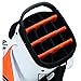 TaylorMade 2017 Golf Bag TM Cart 5.0 Bag, White/Orange