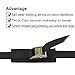 Lashing Strap,Tie Down Straps Cargo Kayak Strap Sturdy 16-foot-by-1-inch Thickened Cam Lock Buckle, 2 Pack（Black）
