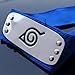 Hot Anime Naruto Costume Headband Leaf Village Logo Konoha Kakashi Tobi Obito (Blue)