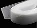 Teemico 50 Yards Stiff Polyester Horsehair Braid for Polyester Boning Sewing Wedding Dress Dance Formal Dress Accessories (White, 3 inch)