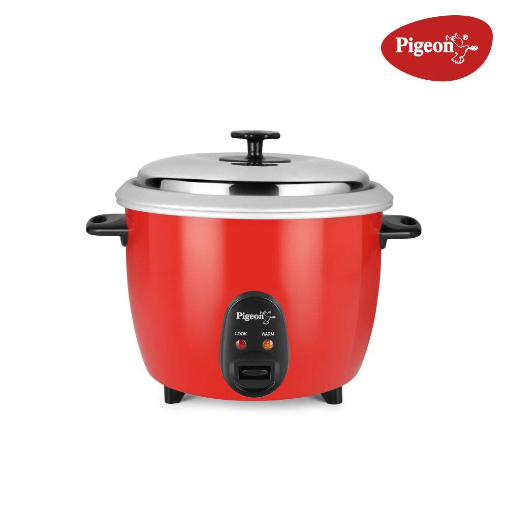 Electric Rice Cooker 700-Watt 1.8L Double Pot Unlimited – Pigeon by Stovekraft