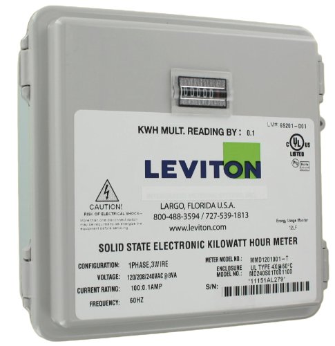 Leviton 6s201-d01 2ph, 3w, 240v, small outdoor enclosur…