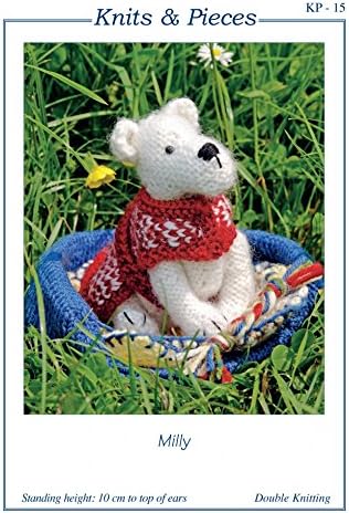 Sandra Polley Milly The Dog Toy Knitting Pattern KP15 DK
