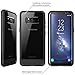 I BLASON Galaxy S8+ Plus Case, Scratch Resistant Clear Halo Series Samsung Galaxy S8+ Plus Hybrid Bumper Case Cover 2017 Release (Black)