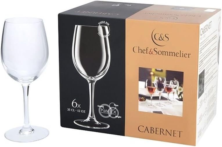 Chef & Sommelier Copas De Vino Cabernet 6 x 35 cl pack de 4: Amazon.es: Hogar