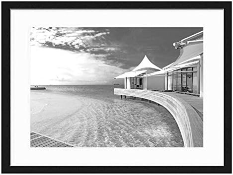 Maldives Beach 16 Inch Soild Wood Photo Frame