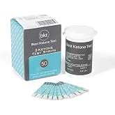 BKT TD-4279 Blood Ketone Test Strips 50ct - NOT for Keto-Mojo GK+ - Only for BKT Meter and Original Keto-Mojo Bluetooth TD-4279