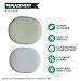 Crucial Vacuum Replacement Vacuum Filter Compatible with Shark HEPA Style Filter Part # XFF80, Foam & Felt Filter Part # XFF80NZ - Fits Shark XHF80, NV-80, UV420, UV440 ? Bulk (3 Filters)