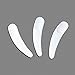 G2PLUS100 PCS Cosmetic Spoon Spatula, Disposable Makeup Scoop, Facial Brush Spoon, 2.3'' Plastic Spoon Stick
