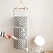 melupa Hanging Storage Bag, Wall Door Closet Nursery Storage Bag Over The Door Organizer with 3 Pockets for Room Bathroom