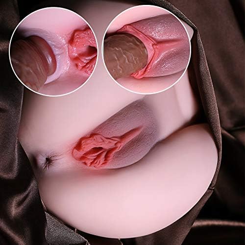 WSXASD7 Stick of Cup Realistic Hands-Free Lifelike Toys Pòckèt Men Torso Tunnel Woman Pùssy Deluxe Double Portable Size: 19 * 22 * 12 cm (7.48 * 8.66 * 4.72 Inches)