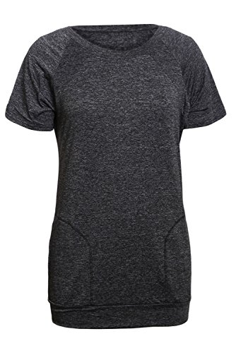 image for HOTAPEI Plus Size Short Sleeve Summer T Shirt Women Casual Round Neck 