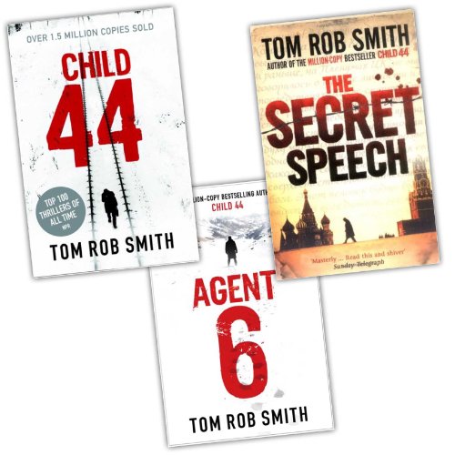 Tom Rob Smith 3 Books Collection Pack Set RRP: £32.97 (The Secret Speech, Child 44, Agent 6)