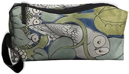 Owls 1913 Fancy Makeup Cosmetics Pouch Travel Hanging Organizer Kit Bag