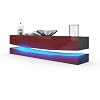 Vladon-Mueble-TV-City-Comoda-TV-con-Elemento-Inferior-1-Compartimento-Abierto-y-3-Cajones-Negro-de-Alto-Brillo Vladon-Mueble-TV-City-Comoda-TV-con-Elemento-Inferior-1-Compartimento-Abierto-y-3-Cajones-Negro-de-Alto-Brillo