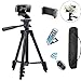 Professional Camera Tripod Mount Holder Stand for Logitech Webcam C930 C920 C615,iPhone,Cellphone,Cameras with Cell Phone Holder Clip and Remote Shutter -42