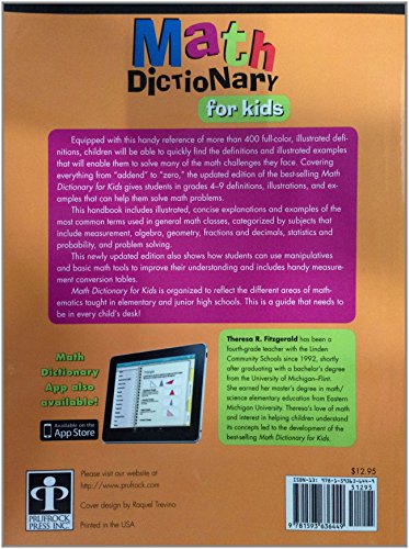 Math Dictionary for Kids: The Essential Guide to Math Terms, Strategies ...