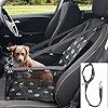GoBuyer-Waterproof-Dog-Car-Seat-Booster-Car-Booster-Seat-for-Dogs-Free-Strap GoBuyer Waterproof Pet Dog Car Seat Booster Carrier with Seat Belt Harness and Headrest Strap for Puppy Cat