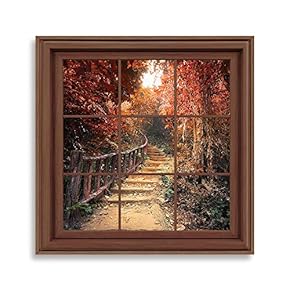 SIGNFORD Framed Canvas Home Artwork Decoration View from...
