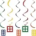 Cedar Crate Market Block Party Decorations Pack: Centerpiece, Dizzy Danglers Jointed Banner