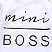 Baby Girls Short Sleeve Mini Boss Cotton Bodysuit