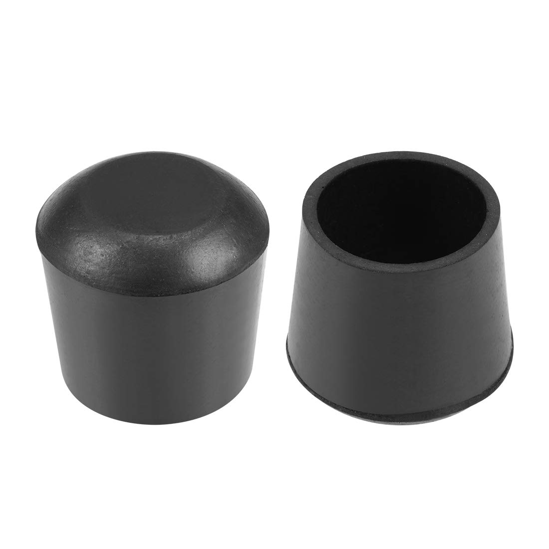 sourcing map Rubber Furniture Caps 28mm Inner Diameter Round Table Chair Legs Covers 4 Pcs