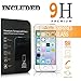 iPhone 5 Case, iPhone 5S Case, iPhone SE Case, Starshop [Heavy Duty] Dual Layers Kickstand Case with [0.33m 9H Tempered Glass Screen Protector Included] and Locking Belt Clip (Black)