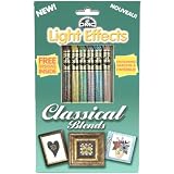 DMC 317WPK7 Light Effects Polyester Embroidery Floss, 8.7-Yard, Classical Blends