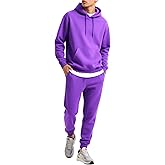 LUYIJIESHENG Men's Tracksuits 2 Piece Hoodie and Sweatpants Set Fleece Sweatsuits Casual Athletic Jogging Suit for Men