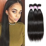 LMY Hair 7A Brazilian Virgin Straight Hair 3Bundles Best Quality Human Hair Extensions Deals