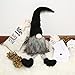 Weixinbuy Swedish Christmas Santa Gnome Tomte Plush Handmade Doll Xmas Home Ornaments Christmas Decoration Table Decor Present
