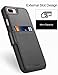 iPhone 8 Plus Leather Wallet Case with Credit Cards Slot and Metal Magnetic, TAKEN DIRECT Apple iPhone 7 Plus Flip Cover, Vintage and Fashion, Durable and Shockproof Holster, 5.5 Inch (Gray)