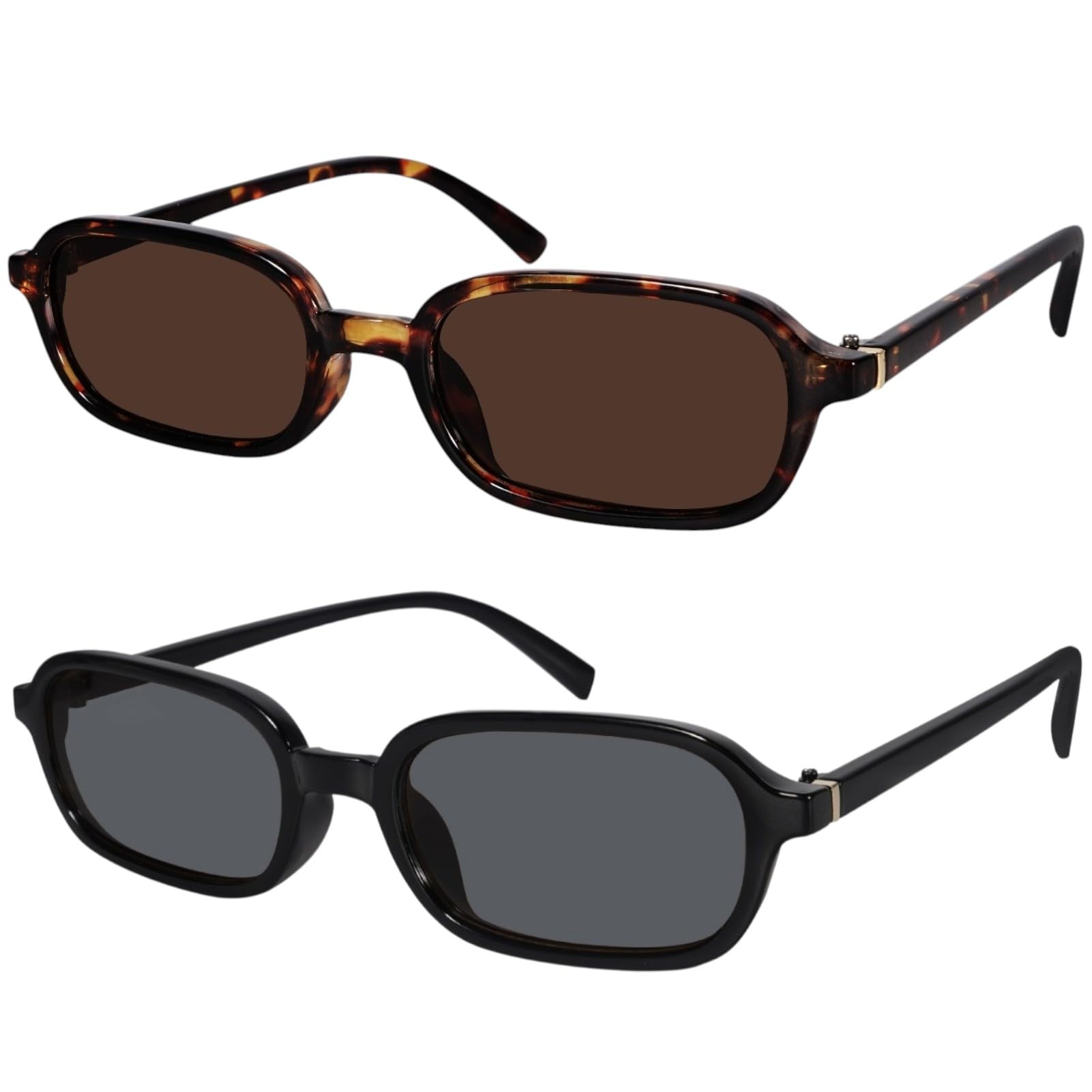 Photo 1 of ** ONLY ONE** milramtob Retro Rectangle Sunglasses for Women Small Trendy 90s Glasses Narrow Skinny Sunnies