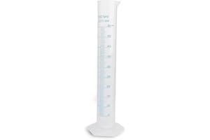 500ml Transparent Plastic Graduated Cylinder for Laboratory Tests