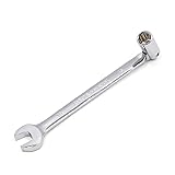uxcell 10mm Swivel Head Combination Socket Spanner