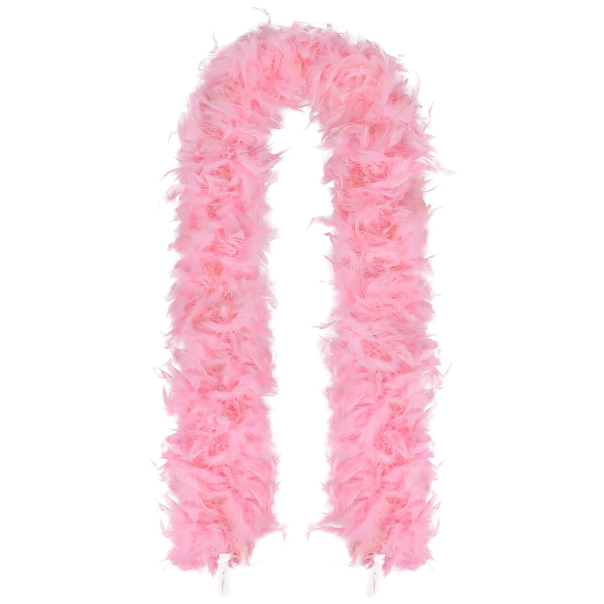 Hsthe Sea Pink Feather Boa, 78.7in Long Feather Boa, Suitable For Dancing Wedding Party Party Cosplay Halloween, With Heart-Shaped Sunglasses In The Same Color