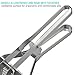 Potato Ricer/Masher -LOVKITCHEN Premium Stainless Steel Baby Food Strainer, Fruit Masher, and Food Press with Ergonomic Comfort Grip