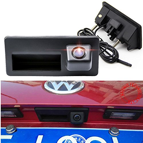Tailgate Trunk Handle Back up Reverse Rear View Parking Camera for Audi A4(8K)/A4 B6/A4 B8/A5/S4 B8/S5 (8T),Jetta SE/Jetta MK6,VW Passat B5/B6/B7,VW Tiguan Touareg/VW Golf 6 Plus