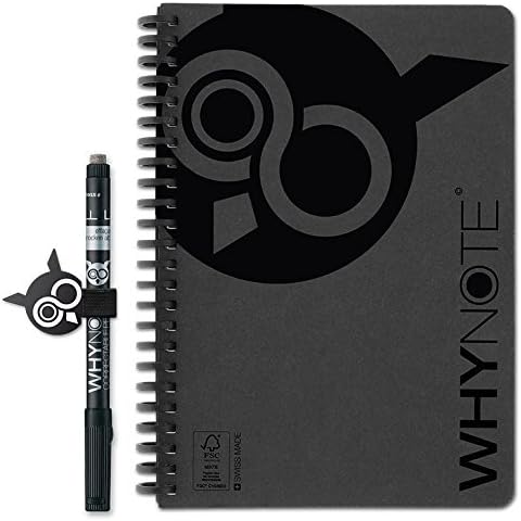 Whynote SKU144 A5 Classic Notepad - Black