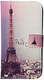 Generic Vintage Retro Paris France Eiffel Tower Girls Cute Pouch Case for Samsung Galaxy S3 - Non-Retail Packaging - Multi