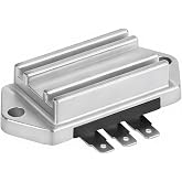 LINGYAO Voltage Regulator Rectifier 41-403-09 12V 15A for Kohler Command | Replaces 4140309, 25-403-03-S, 25-755-03-S, AM106357, 3-terminal AC-B+-AC, 12V 15A, aluminum, not 20-30 amp