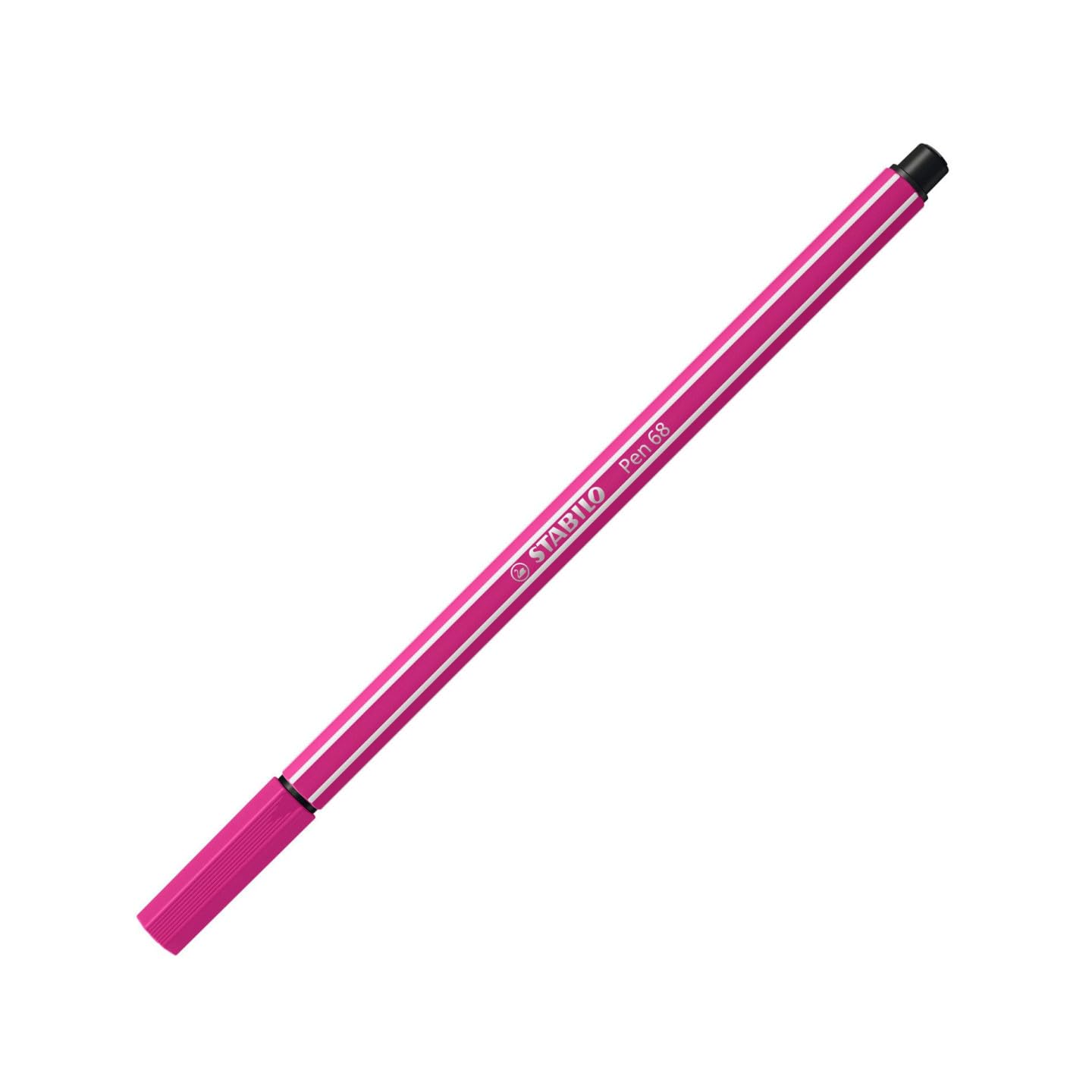 Premium Fibre-Tip Pen - STABILO Pen 68 - Pack of 1 - Rose