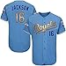 Men's #16 Bo Jackson Baseball Alternate Jersey Blue