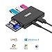 Unitek 3 Ports USB 3.0 Hub with 3-Slots Card Reader Combo with 5V 2A Adapter for iMac, MacBook, MacBook Pro, MacBook Air, Mac Mini, ChromeBook Pixel, Microsoft Surface Pro, Lenovo Yoga, or Any PC