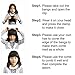 Fashion Clip in Bangs Dark Brown Fringe Hair Extensions Synthetic Hairpieces Clips on Hair Bang False Short Flat Bangs Two Side (Clip in Bang, 4#)