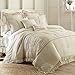 Modern Threads Antonella 8-Piece Pleated Comforter Set King, Sand